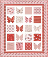 Free Hearts Aflutter Quilt Pattern by Riley Blake Designs 1 Hearts Aflutter