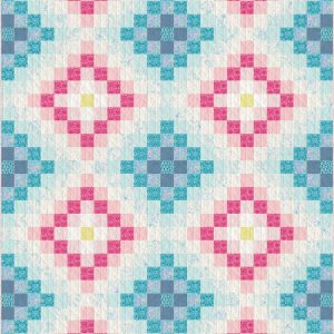 Free Azulejos Quilt Pattern: AGF Studio Geometric Design 1 Azulejos Quilt - Orginal Pattern by AGF Studio