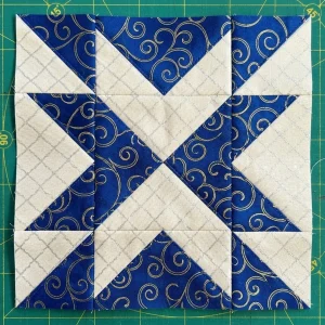 Blazing Arrows Quilt Block Tutorial: Free PDF Patterns 7 Arrows Quilt Block 13