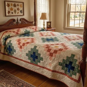 Free Azulejos Quilt Pattern: AGF Studio Geometric Design 9 Azulejos Quilt 5