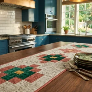Free Azulejos Quilt Pattern: AGF Studio Geometric Design 10 Azulejos Quilt 6