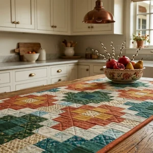 Free Azulejos Quilt Pattern: AGF Studio Geometric Design 2 Azulejos Quilt 8