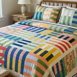 Chicken Scratch Quilt Pattern: Free Guide & Instructions 10 Chicken Scratch Quilt 3