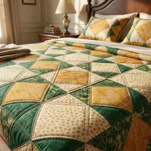 Eight Point Allover Quilt Block: Free Pattern & Templates 5 Eight Point Allover