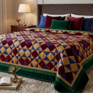 Eight Point Allover Quilt Block: Free Pattern & Templates 9 Eight Point Allover