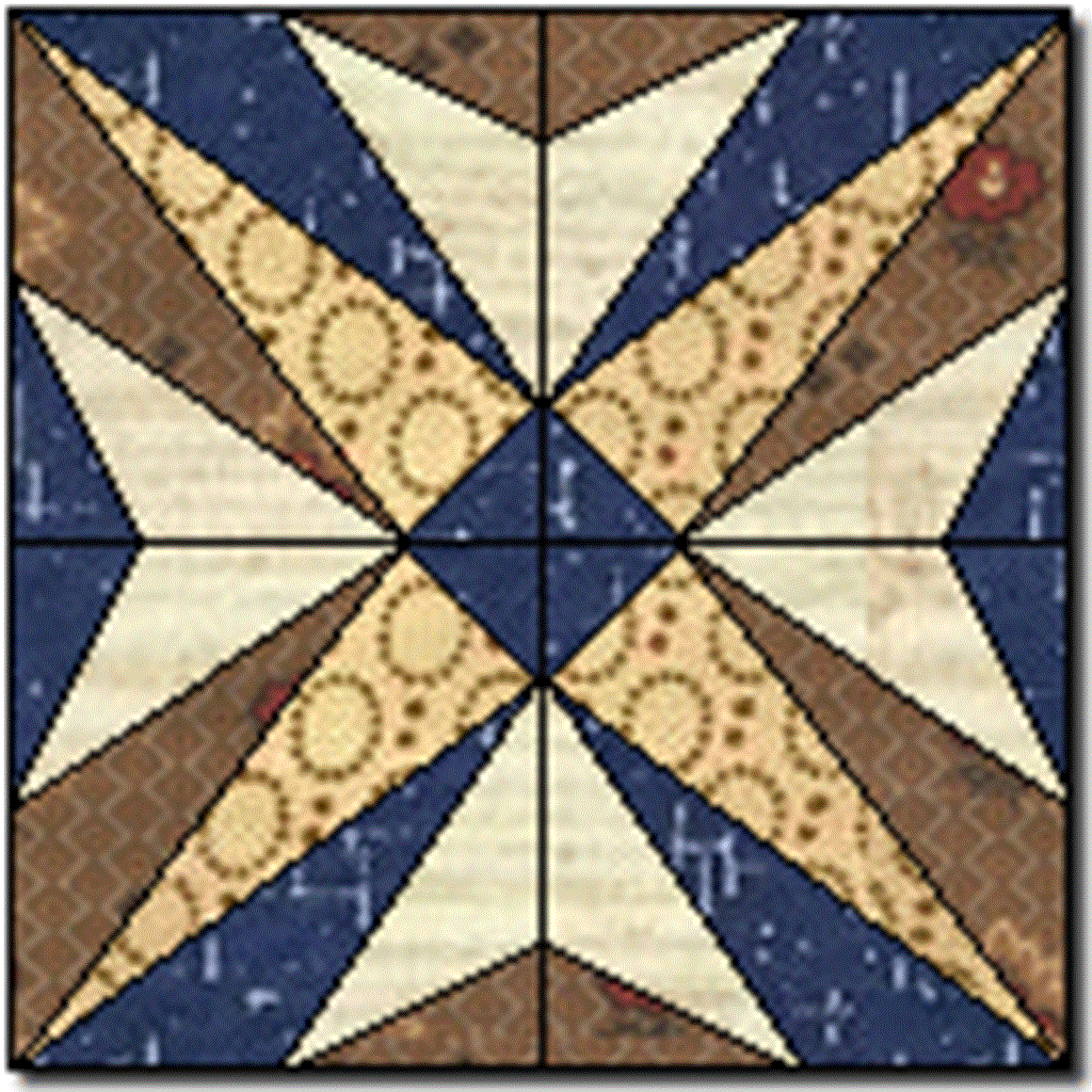 Eyes March Block: Tips for Perfect 12-Inch Quilt Squares 1 Original Eyes March Block technical layout