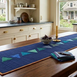 May Flowers Table Runner: Free Quilt Pattern & Tutorial 6 Flowers Table Runner - designer by quilter instructions
