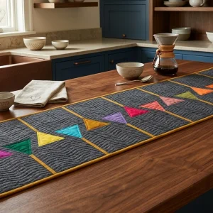 May Flowers Table Runner: Free Quilt Pattern & Tutorial 3 Flowers Table Runner - designer by quilter instructions