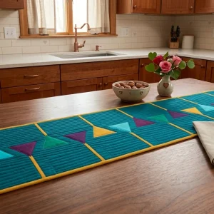 May Flowers Table Runner: Free Quilt Pattern & Tutorial 2 Flowers Table Runner - designer by quilter instructions
