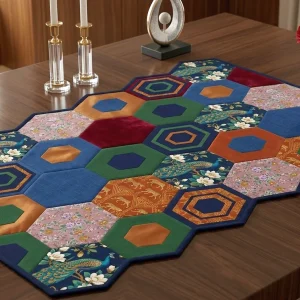 Hexagon Puzzle Quilts: A Guide to Modern Geometric Design 3 Hexagon puzzle quilts 10