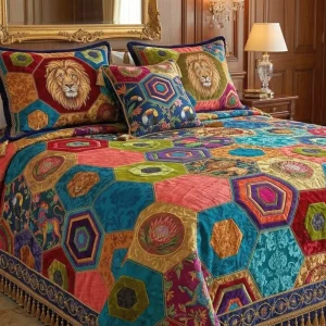 Hexagon Puzzle Quilts: A Guide to Modern Geometric Design 9 Hexagon puzzle quilts 15