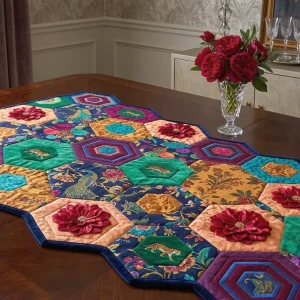 Hexagon Puzzle Quilts: A Guide to Modern Geometric Design 10 Hexagon puzzle quilts 3