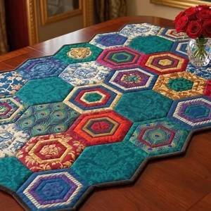 Hexagon Puzzle Quilts: A Guide to Modern Geometric Design 5 Hexagon puzzle quilts 6