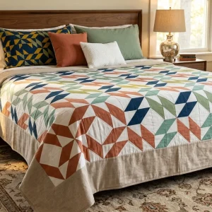 Mosaic Block Quilt Pattern: Tutorial & Free PDF Guide 2 Mosaic block