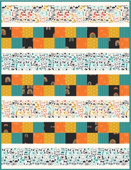 Pawsome Quilt: Free Cat Quilt Pattern & Sewing Tutorial 2 Pawsome Quilt