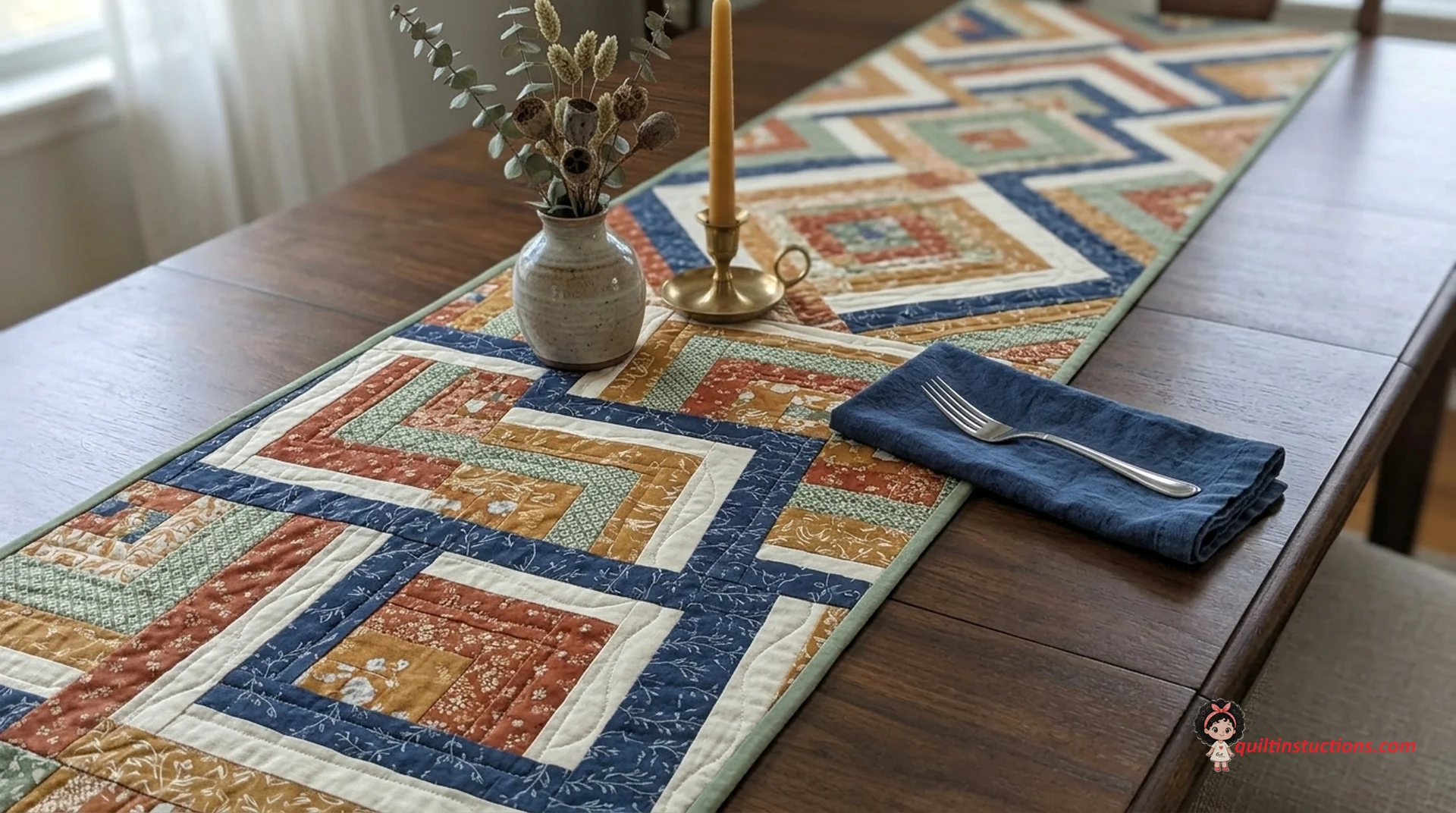 Creative color palette for a modern log cabin quilt Creative color palette for a modern log cabin quilt