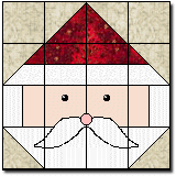 Free Santa Face Block Pattern: Festive Quilting Tutorial 5 SantaFace